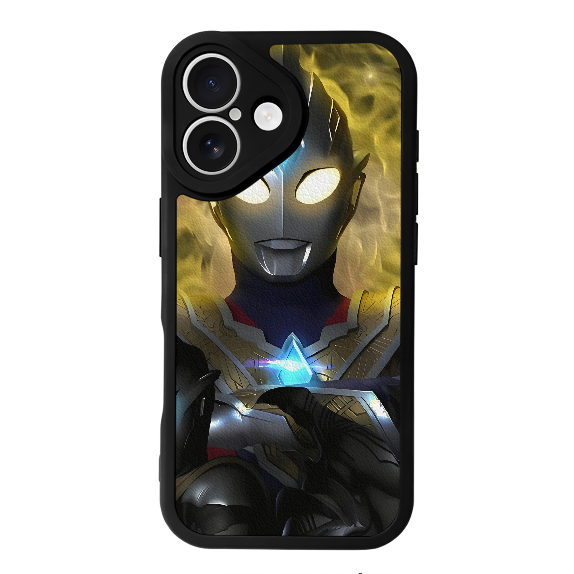 （画像用） ウルトラマン Ultraman 【iPhone 16シリーズ対応】シリコンスマホケース（レザー調） 材質：シリコン